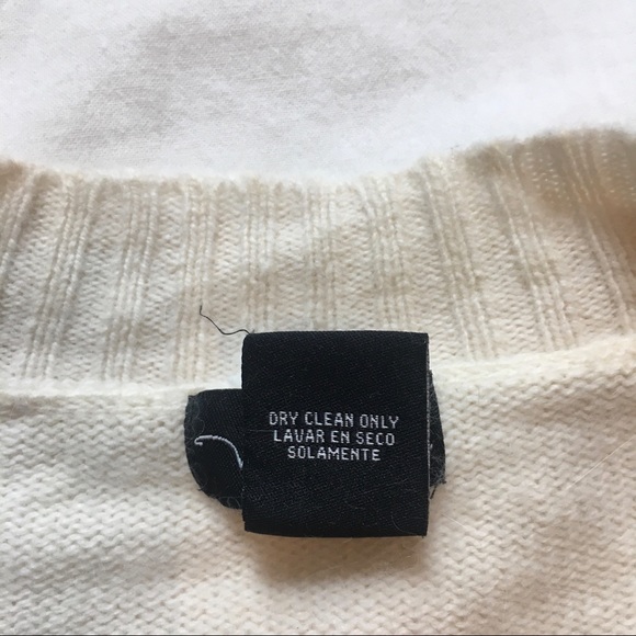 Y2K My Michelle Soft Ivory Button Down Cardigan, L - Picture 9 of 9